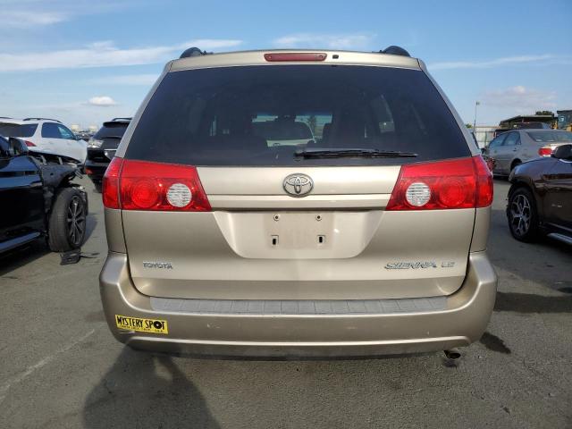 5TDZA23C46S412417 - 2006 TOYOTA SIENNA CE GOLD photo 6