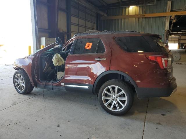 1FM5K8F80GGC20974 - 2016 FORD EXPLORER LIMITED ORANGE photo 2