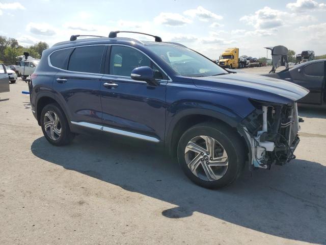 5NMS3DAJ8NH380503 - 2022 HYUNDAI SANTA FE SEL BLUE photo 4
