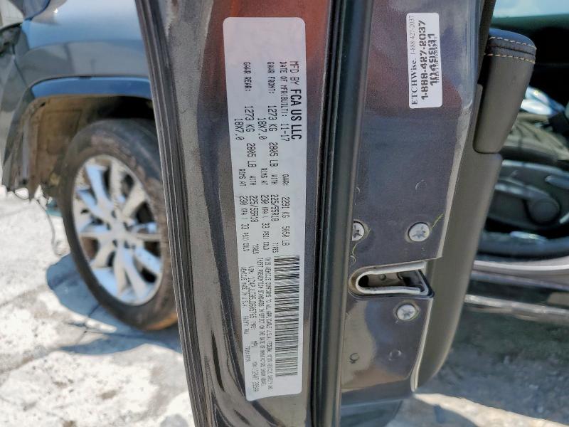 1C4PJLCB5JD605765 - 2018 JEEP CHEROKEE LATITUDE Сірий фото 13