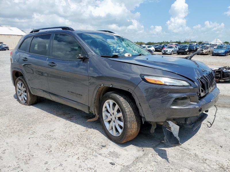 1C4PJLCB5JD605765 - 2018 JEEP CHEROKEE LATITUDE Сірий фото 4