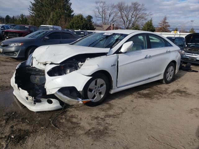 KMHEC4A49BA003445 - 2011 HYUNDAI SONATA HYBRID WHITE photo 1