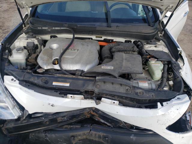 KMHEC4A49BA003445 - 2011 HYUNDAI SONATA HYBRID WHITE photo 11