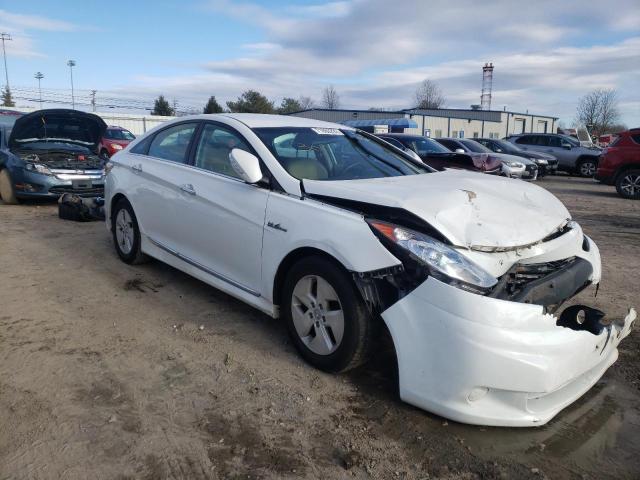 KMHEC4A49BA003445 - 2011 HYUNDAI SONATA HYBRID WHITE photo 4