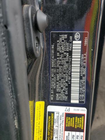 4T1BF1FK3DU211421 - 2013 TOYOTA CAMRY L BLACK photo 12