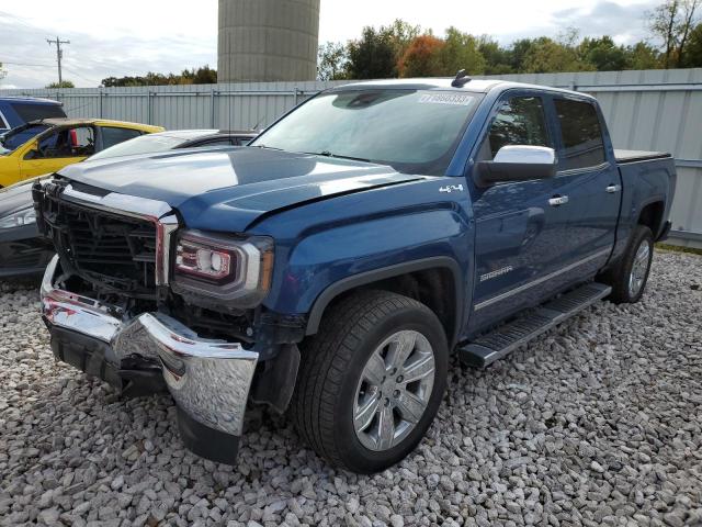 3GTU2NECXJG550489 - 2018 GMC SIERRA K1500 SLT BLUE photo 1