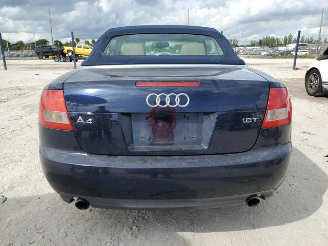 WAUAC48HX5K002845 - 2005 AUDI A4 1.8 CABRIOLET BLUE photo 6