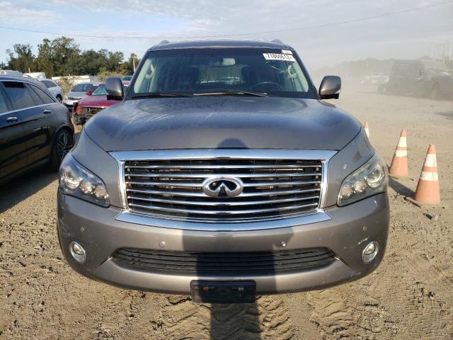 JN8AZ2NE3E9064874 - 2014 INFINITI QX80 GRAY photo 5