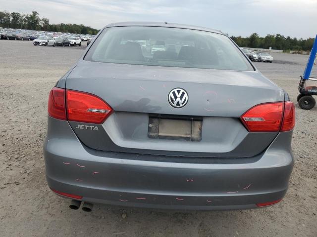 3VW2K7AJ5EM257112 - 2014 VOLKSWAGEN JETTA BASE GRAY photo 6