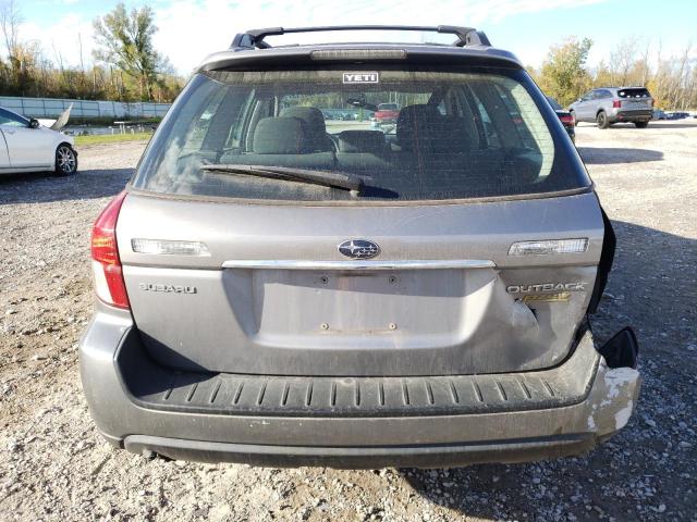 4S4BP61C297341125 - 2009 SUBARU OUTBACK 2.5I SILVER photo 6