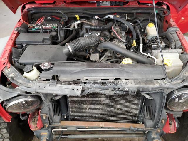 1J4HA3H10AL174868 - 2010 JEEP WRANGLER UNLIMITED SPORT წითელი ფოტო 12