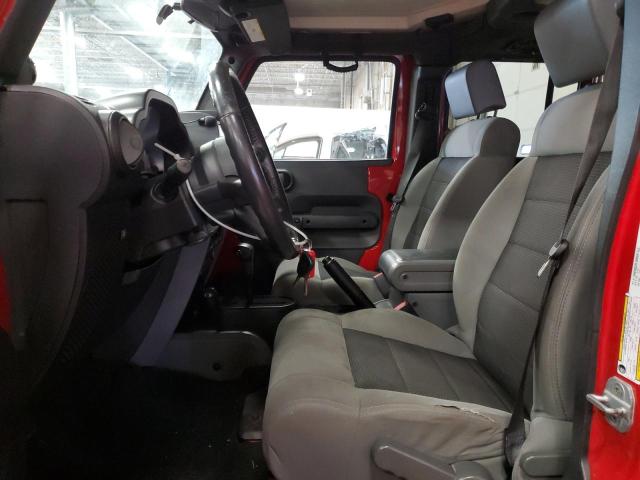 1J4HA3H10AL174868 - 2010 JEEP WRANGLER UNLIMITED SPORT წითელი ფოტო 7