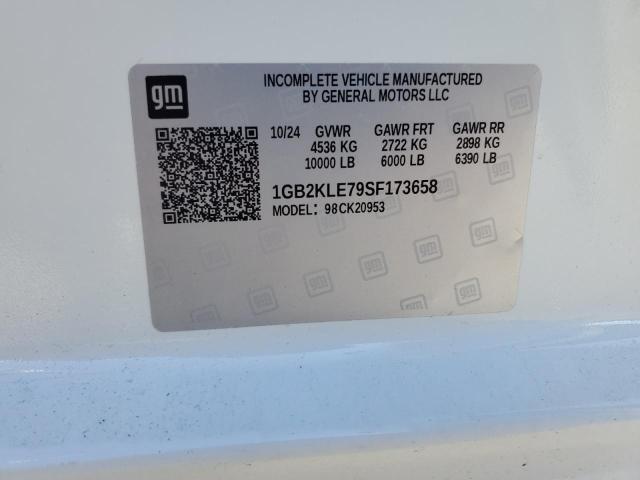 1GB2KLE79SF173658 - 2025 CHEVROLET SILVERADO K2500 HEAVY DUTY WHITE photo 12