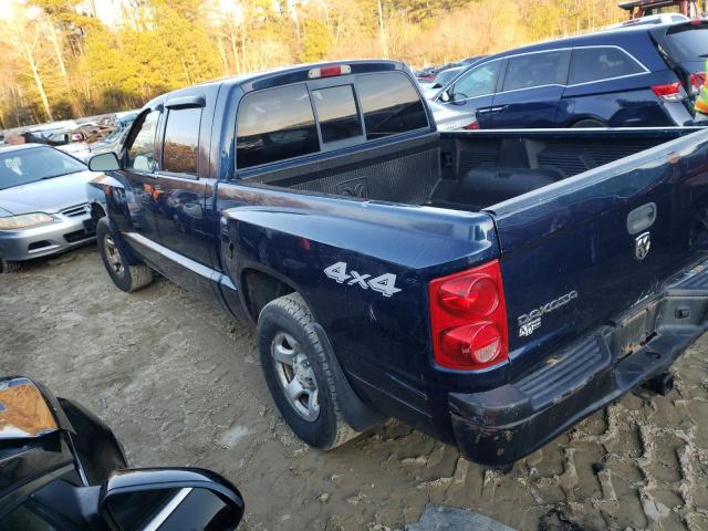 1D7HW28N35S142678 - 2005 DODGE DAKOTA QUAD BLUE photo 2