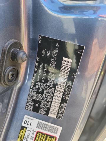 5TDKK3DC2FS552968 - 2015 TOYOTA SIENNA LE BLUE photo 12