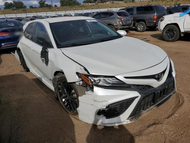 4T1K61AK5MU474730 - 2021 TOYOTA CAMRY XSE WHITE photo 4