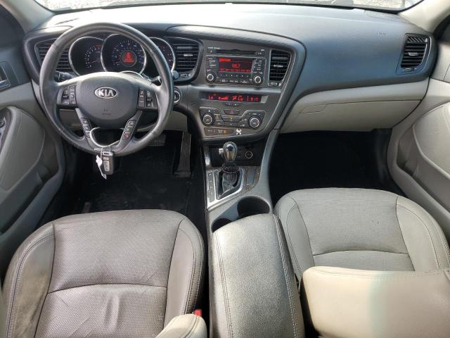 5XXGN4A76DG152484 - 2013 KIA OPTIMA EX GRAY photo 8