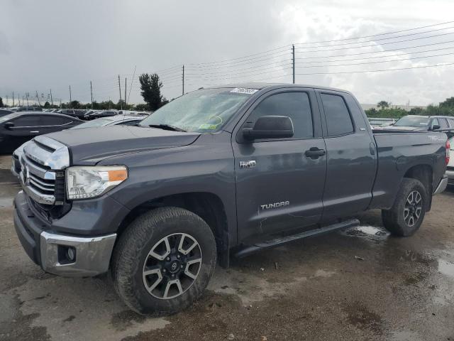 5TFUY5F12GX551832 - 2016 TOYOTA TUNDRA DOUBLE CAB SR/SR5 GRAY photo 1