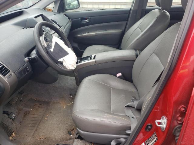 JTDKB20U483421425 - 2008 TOYOTA PRIUS წითელი ფოტო 7