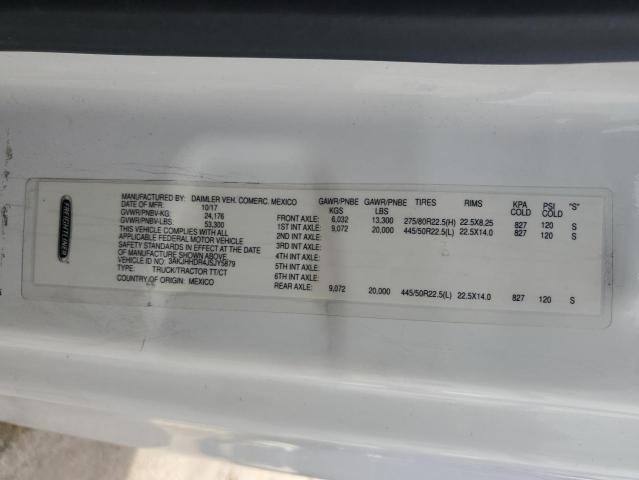 3AKJHHDR4JSJY5879 - 2018 FREIGHTLINER CASCADIA 1 Ağ foto 10