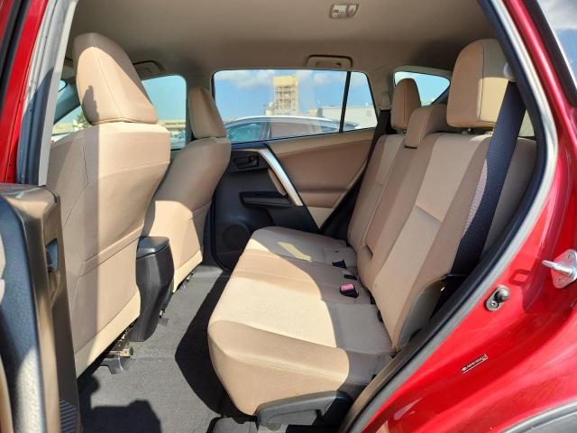 JTMZFREV7DD005712 - 2013 TOYOTA RAV4 LE წითელი ფოტო 11