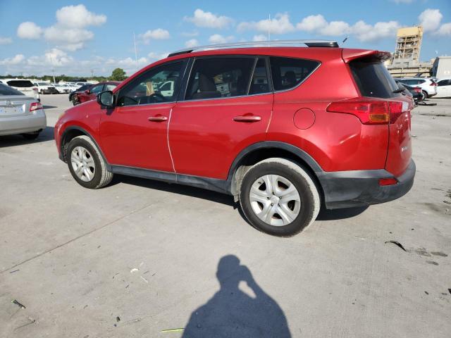 JTMZFREV7DD005712 - 2013 TOYOTA RAV4 LE წითელი ფოტო 2