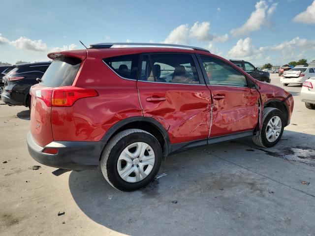 JTMZFREV7DD005712 - 2013 TOYOTA RAV4 LE წითელი ფოტო 3