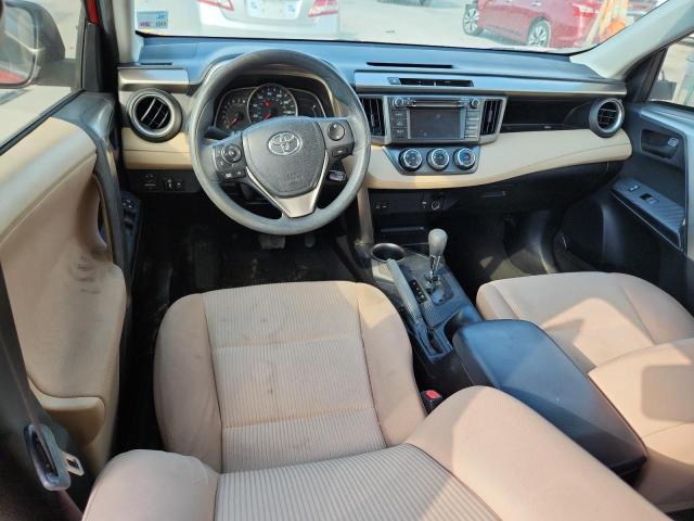 JTMZFREV7DD005712 - 2013 TOYOTA RAV4 LE წითელი ფოტო 8