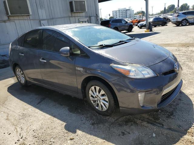 JTDKN3DP6E3064360 - 2014 TOYOTA PRIUS PLUG GRAY photo 4