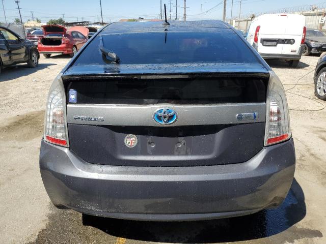 JTDKN3DP6E3064360 - 2014 TOYOTA PRIUS PLUG GRAY photo 6