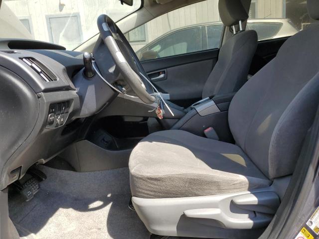 JTDKN3DP6E3064360 - 2014 TOYOTA PRIUS PLUG GRAY photo 7