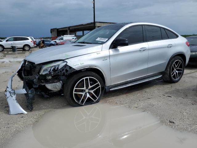 4JGED6EB6GA000317 - 2016 MERCEDES-BENZ GLE COUPE 450 4MATIC SILVER photo 1