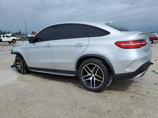 4JGED6EB6GA000317 - 2016 MERCEDES-BENZ GLE COUPE 450 4MATIC SILVER photo 2