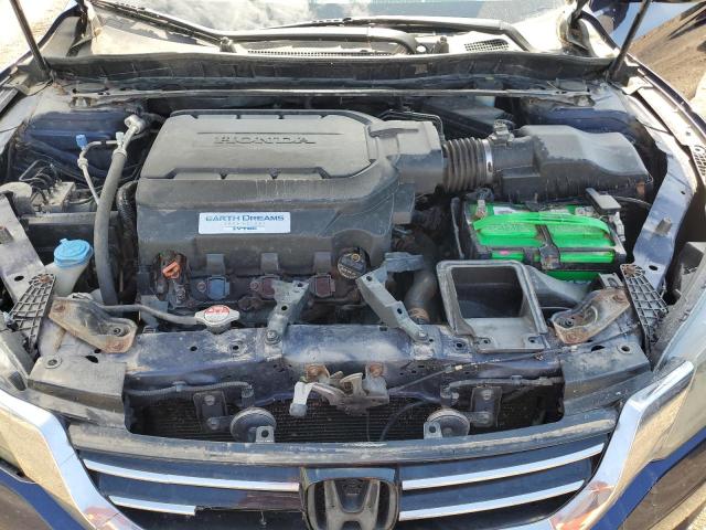 1HGCR3F83EA017492 - 2014 HONDA ACCORD EXL BLUE photo 11
