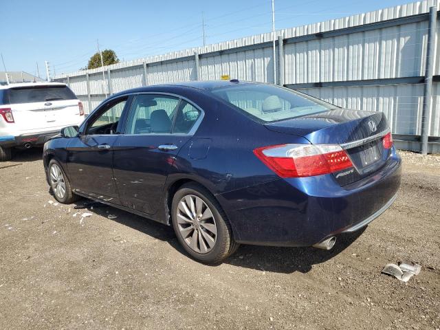 1HGCR3F83EA017492 - 2014 HONDA ACCORD EXL BLUE photo 2