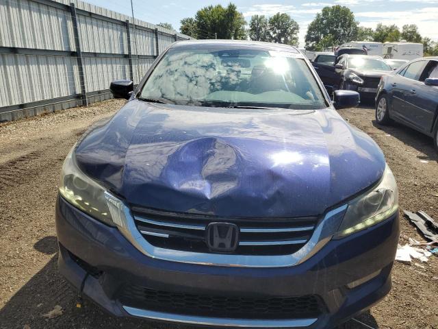 1HGCR3F83EA017492 - 2014 HONDA ACCORD EXL BLUE photo 5