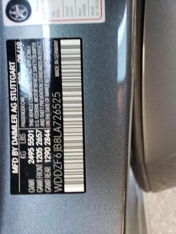 WDDZF6JB8LA726525 - 2020 MERCEDES-BENZ E 450 4MATIC GRAY photo 12