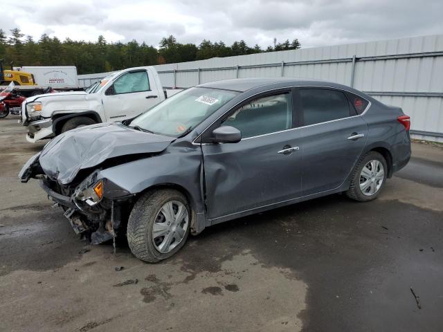 3N1AB7AP5HY408324 - 2017 NISSAN SENTRA S GRAY photo 1