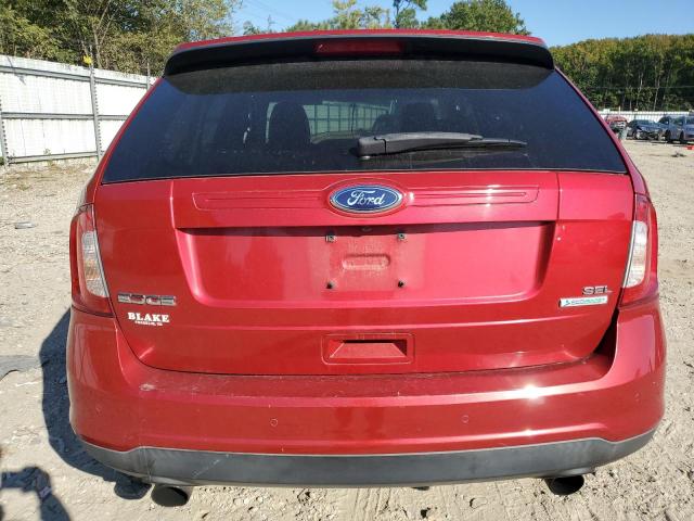 2FMDK3J96CBA58669 - 2012 FORD EDGE SEL RED photo 6