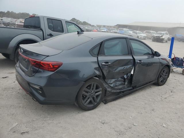 3KPF34AD5ME406735 - 2021 KIA FORTE GT LINE GRAY photo 3