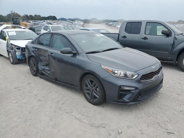 3KPF34AD5ME406735 - 2021 KIA FORTE GT LINE GRAY photo 4