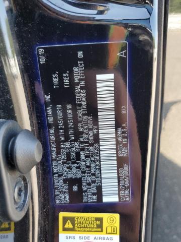 5TDJZRFH3KS623558 - 2019 TOYOTA HIGHLANDER SE BLACK photo 14