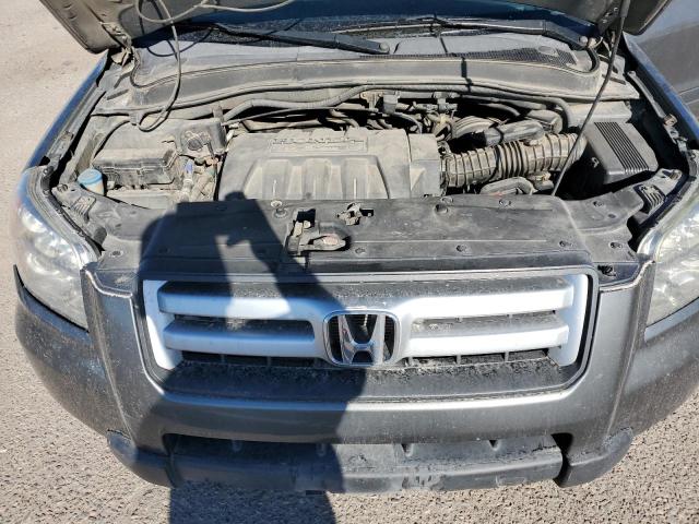 2HKYF185X7H510800 - 2007 HONDA PILOT EXL გრაფიტი ფოტო 11