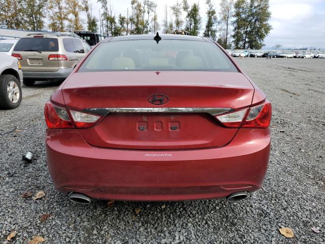 5NPEC4AB9CH373226 - 2012 HYUNDAI SONATA SE MAROON photo 6