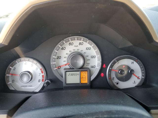 5FNYF3H5XCB043074 - 2012 HONDA PILOT EXL ნაცრისფერი ფოტო 9