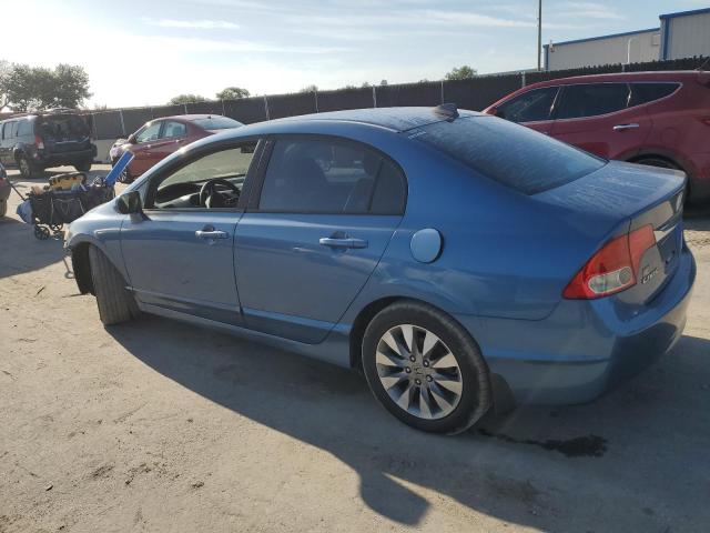 1HGFA16869L001709 - 2009 HONDA CIVIC EX 蓝色 照片 2
