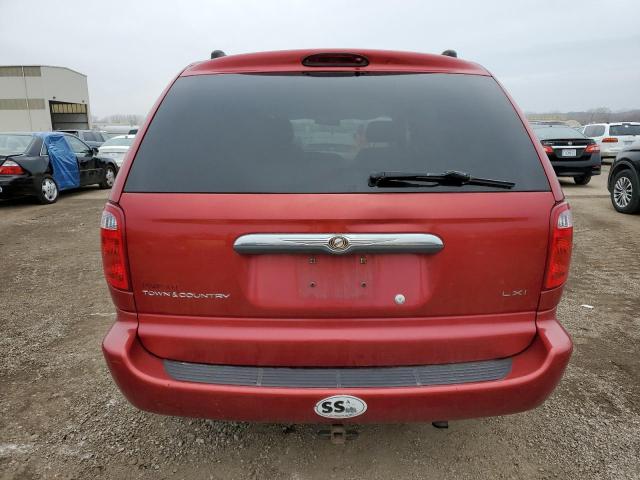 2C4GP54L62R784981 - 2002 CHRYSLER TOWN & COU LXI RED photo 6