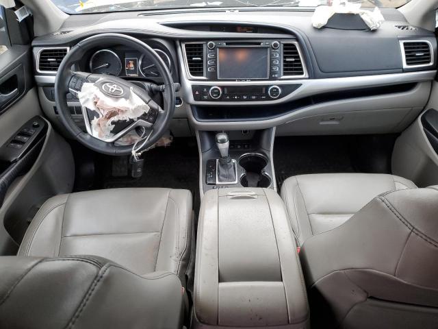 5TDJKRFH5GS255752 - 2016 TOYOTA HIGHLANDER XLE SILVER photo 8