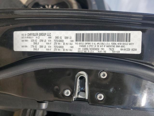 1C6RR6LT0DS650650 - 2013 RAM 1500 SLT Կանաչ լուսանկար 13