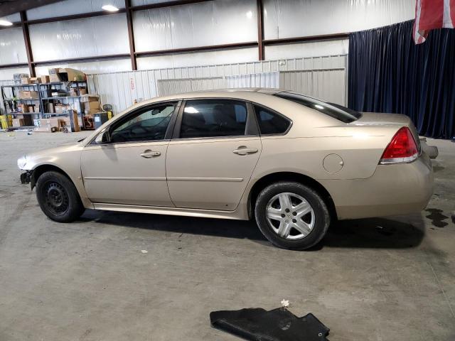 2G1WA5EK6A1221406 - 2010 CHEVROLET IMPALA LS GOLD photo 2